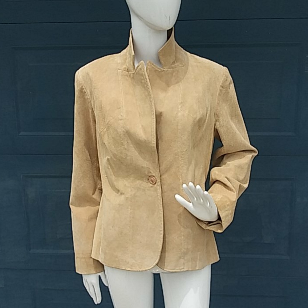 I.E. Genuine Leather Ladies Blazer/Jacket
